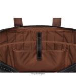 Men Black Longchamp Boxford Briefcase Bags L064081096 - Image 4