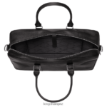 Men Black Longchamp Le Foulonne Briefcase Bags L064081100 - Image 5