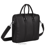 Men Black Longchamp Le Foulonne Briefcase Bags L06408478 - Image 3