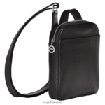 Men Black Longchamp Le Foulonne Crossbody bag Bags L064081122 - Image 3