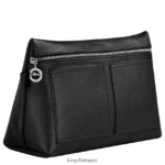 Men Black Longchamp Le Foulonne Toiletry case Bags L06408870 - Image 2