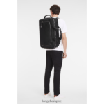 Men Black Longchamp Le Pliage Energy Travel bag Bags L06408779 - Image 2
