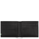 Men Black Longchamp sur Seine Wallet Leather Goods L064081127 - Image 3