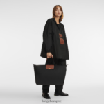 Men Black Longchamp X D'heygere Travel bag / Backpack Bags L06408832 - Image 2