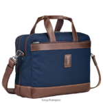 Men Blue Longchamp Boxford Briefcase Bags L064081089 - Image 2