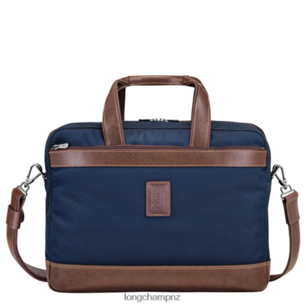 Men Blue Longchamp Boxford Briefcase Bags L064081089
