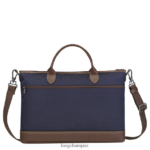 Men Blue Longchamp Boxford Briefcase Bags L06408466 - Image 4