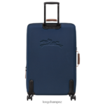 Men Blue Longchamp Boxford Suitcase Bags L06408845 - Image 4