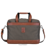 Men Brown Longchamp Boxford Briefcase Bags L064081097