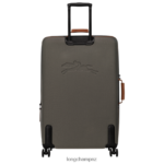 Men Brown Longchamp Boxford Suitcase Bags L06408844 - Image 4
