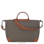 Men Brown Longchamp Boxford Travel bag Bags L06408769 - Image 4