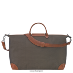 Men Brown Longchamp Boxford Travel bag Bags L06408772 - Image 4