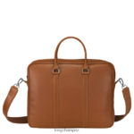 Men Caramel Longchamp Le Foulonne Briefcase Bags L06408480