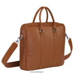 Men Caramel Longchamp Le Foulonne Briefcase Bags L06408480 - Image 3