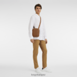 Men Caramel Longchamp Le Foulonne Crossbody bag Bags L064081087 - Image 2