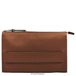 Men Cognac Longchamp 3D Pouch Leather Goods L06408723