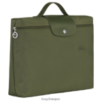 Men Forest Longchamp Le Pliage Green Document folder Bags L06408493 - Image 3