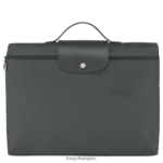 Men Graphite Longchamp Le Pliage Green Document folder Bags L06408495
