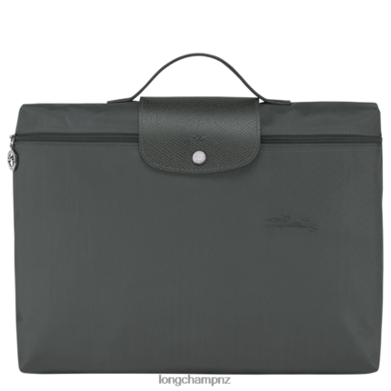 Men Graphite Longchamp Le Pliage Green Document folder Bags L06408495
