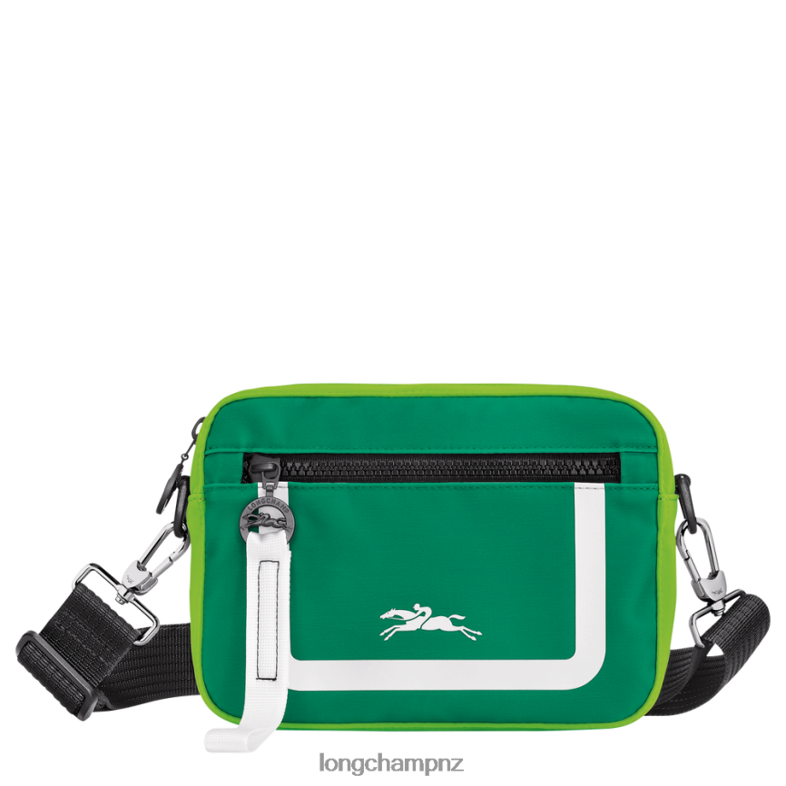 Men Grass/Green Light Longchamp Le Pliage Collection Camera bag Bags L06408334 - Image 1