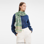 Men Grass/Green Light Longchamp Spring/Summer 2023 Collection Stole Accessories L06408993 - Image 3