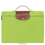 Men Green Light Longchamp Le Pliage Original Briefcase Bags L06408486