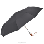 Men Gun Metal Longchamp Le Pliage Retractable umbrella Accessories L06408967