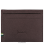 Men Mocha Longchamp sur Seine Card holder Leather Goods L0640818 - Image 2