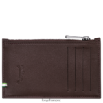 Men Mocha Longchamp sur Seine Coin purse Leather Goods L064081134 - Image 2
