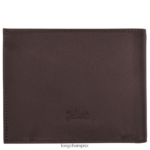 Men Mocha Longchamp sur Seine Wallet Leather Goods L064081131 - Image 3