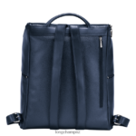 Men Navy Longchamp Le Foulonne Backpack Bags L06408449 - Image 4