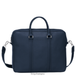 Men Navy Longchamp Le Foulonne Briefcase Bags L064081101