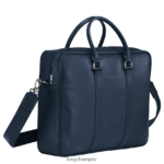 Men Navy Longchamp Le Foulonne Briefcase Bags L064081101 - Image 3