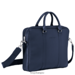Men Navy Longchamp Le Foulonne Briefcase Bags L06408476 - Image 3