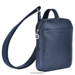Men Navy Longchamp Le Foulonne Crossbody bag Bags L064081123 - Image 3
