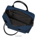 Men Navy Longchamp Le Pliage Energy Backpack Bags L06408452 - Image 5