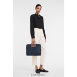 Men Navy Longchamp Le Pliage Original Briefcase Bags L06408488 - Image 2