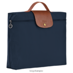 Men Navy Longchamp Le Pliage Original Briefcase Bags L06408488 - Image 3