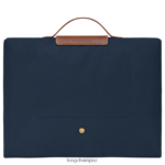 Men Navy Longchamp Le Pliage Original Briefcase Bags L06408488 - Image 4