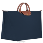 Men Navy Longchamp Le Pliage Original Travel bag Bags L06408815 - Image 3