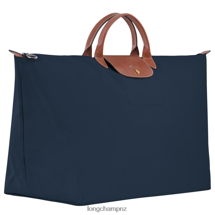 Men Navy Longchamp Le Pliage Original Travel bag Bags L06408815 - Image 3
