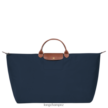 Men Navy Longchamp Le Pliage Original Travel bag Bags L06408815