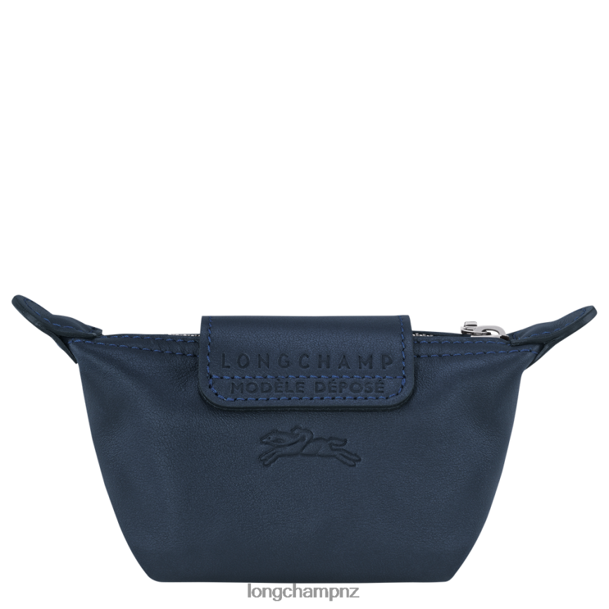 Men Navy Longchamp Le Pliage Xtra Coin purse Leather Goods L06408547 - Image 2