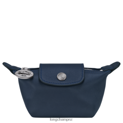 Men Navy Longchamp Le Pliage Xtra Coin purse Leather Goods L06408547