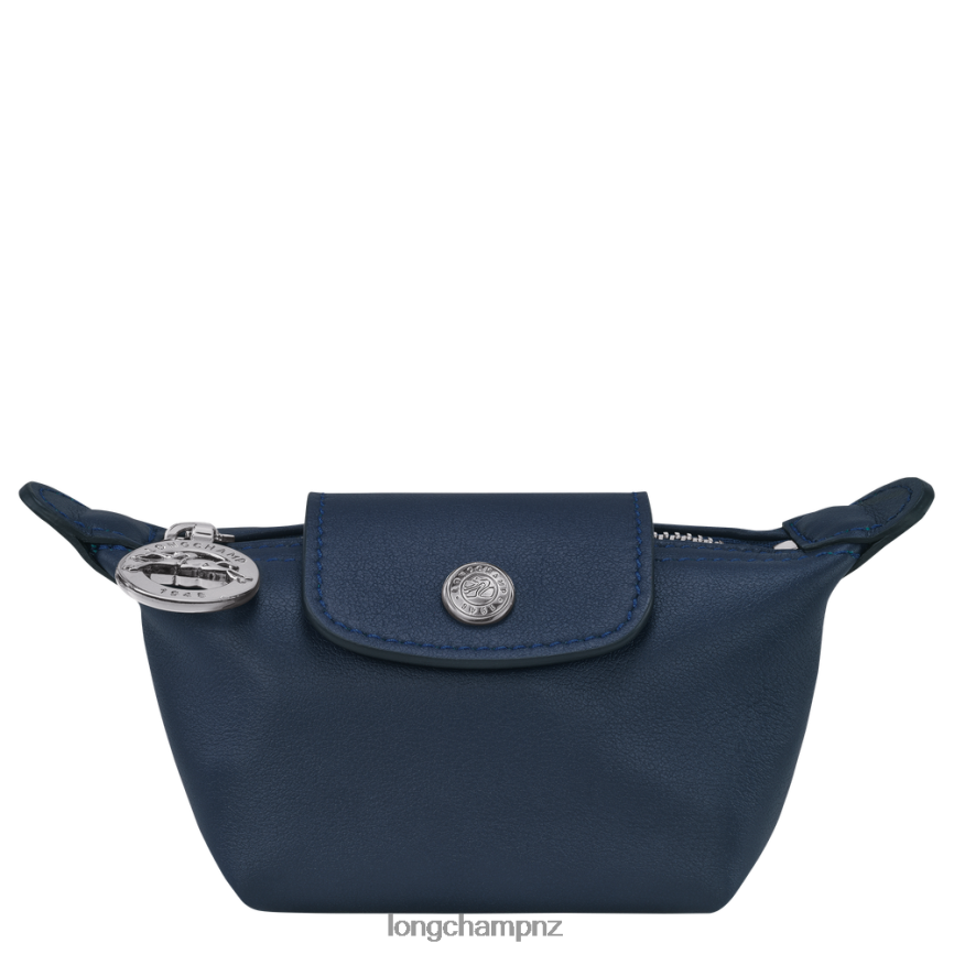 Men Navy Longchamp Le Pliage Xtra Coin purse Leather Goods L06408547 - Image 1