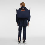 Men Navy Longchamp X D'heygere Travel bag / Backpack Bags L06408835 - Image 2