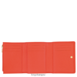 Men Orange Longchamp Le Foulonne Wallet Leather Goods L06408596 - Image 2