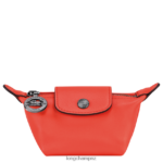 Men Orange Longchamp Le Pliage Xtra Coin purse Leather Goods L06408545