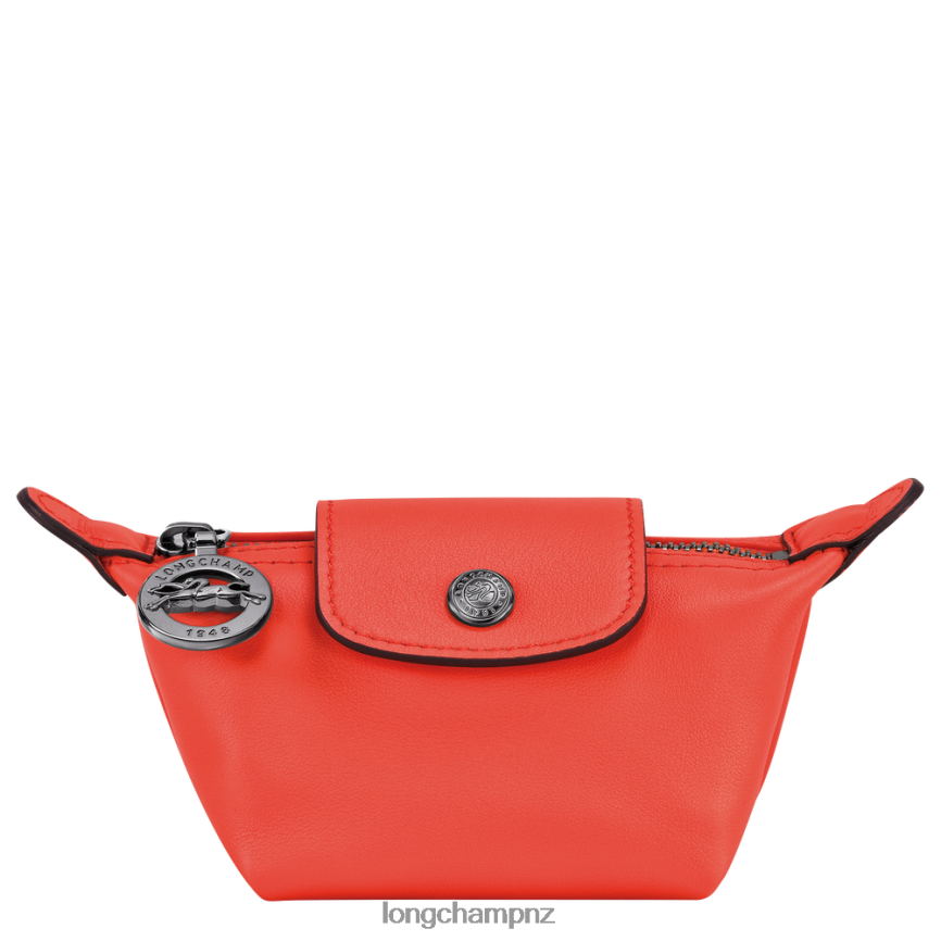 Men Orange Longchamp Le Pliage Xtra Coin purse Leather Goods L06408545 - Image 1