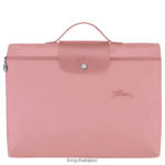 Men Petal Pink Longchamp Le Pliage Green Document folder Bags L06408498